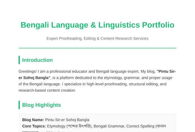 check and correct bengali grammar, spelling and syntax