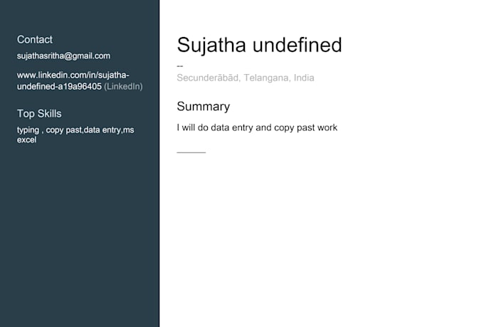 data entry and copy past
