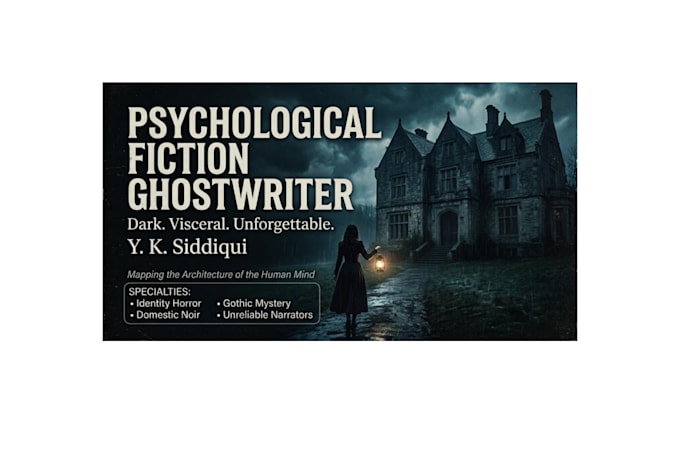 ghostwrite psychological horror and dark fiction
