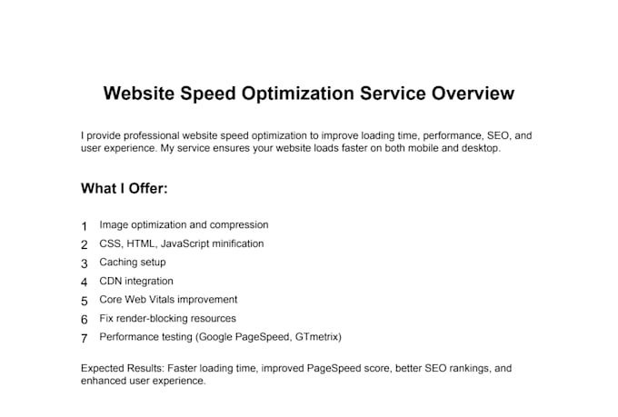 improve website speed, core web vitals, and performance