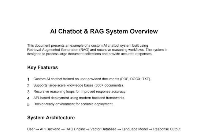 build a custom ai chatbot using your documents with rag