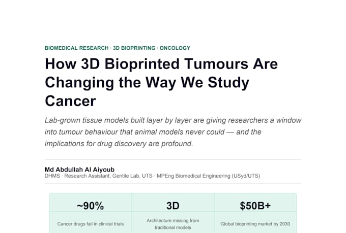 write accurate biomedical and health science articles