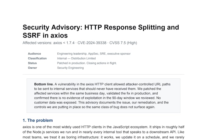 write cybersecurity articles and blogs for cisos