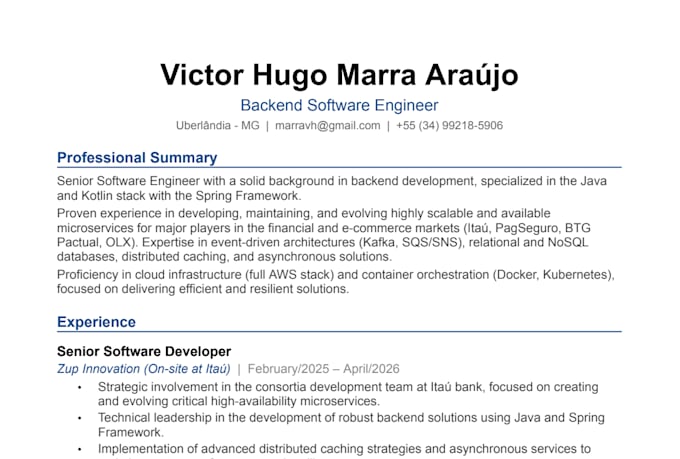 do backend java applications