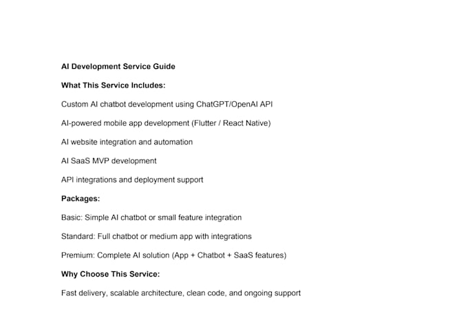 build ai mobile app ai chatbot chatgpt app development as expert ai developer