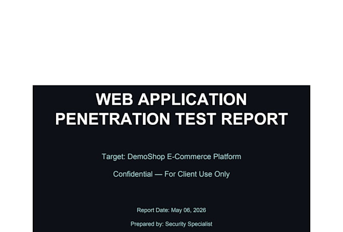 perform a web application pentest and deliver a professional security