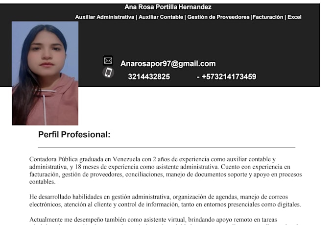 asistente virtual soporte administrativo