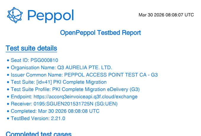 consult and develop peppol access point integrations in csharp