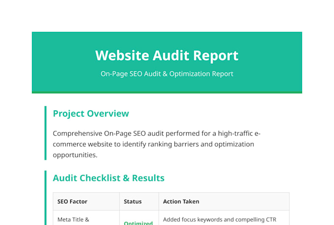 provide on page SEO optimization with rank math or yoast for google ranking