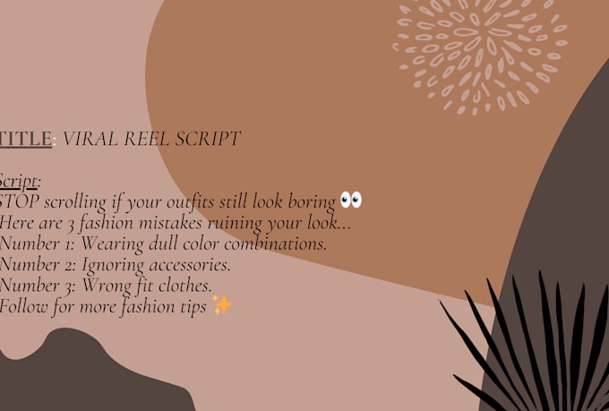write engaging youtube shorts and instagram reel scripts