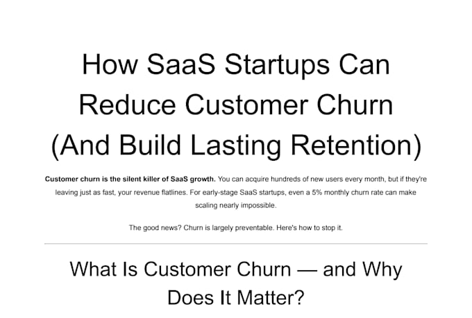 write SEO blog posts and articles for saas and tech startups