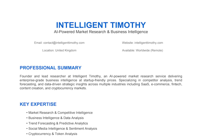 deliver ai powered competitor analysis in 24 hours