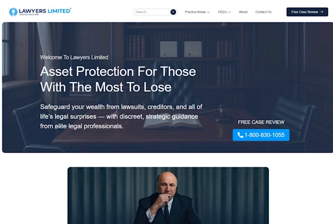 design a law firm website that wins more consultations