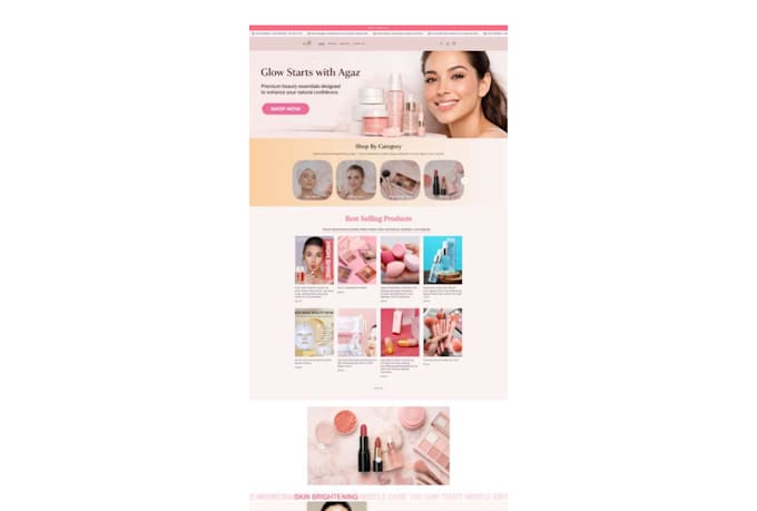 do shopify store design, shopify dropshipping store setup and shopify website