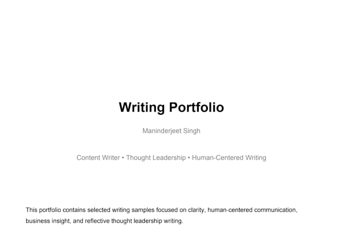 do content writing,ghostwriting and personal branding