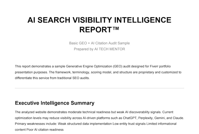 audit your website for ai search visibility and citations