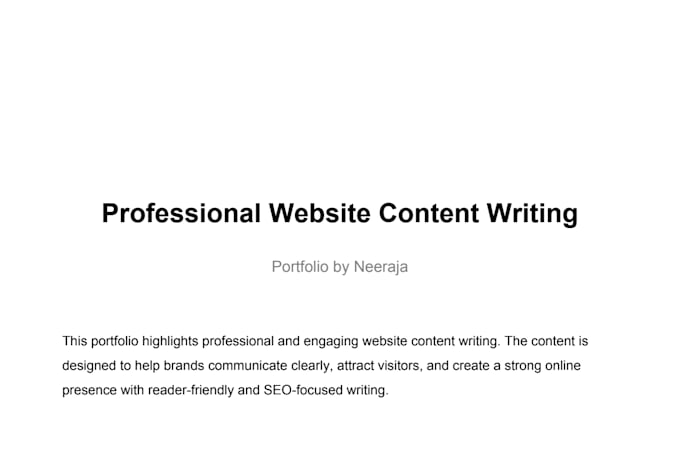 engaging website content and copy