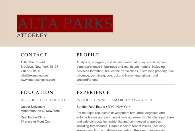 create professional ats friendly eu CV resume and cover letter