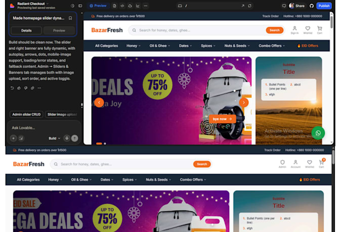 fix or develop ai web apps with lovable, base44, replit, supabase, bolt