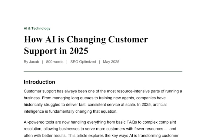 write blog posts and articles for tech and software companies