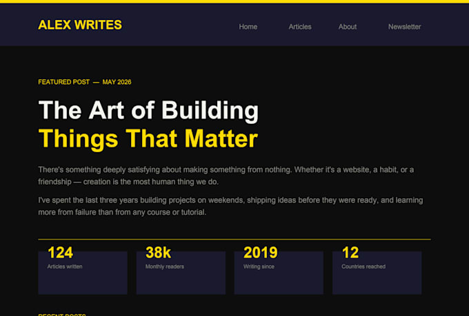 create your dream website and thumbnails