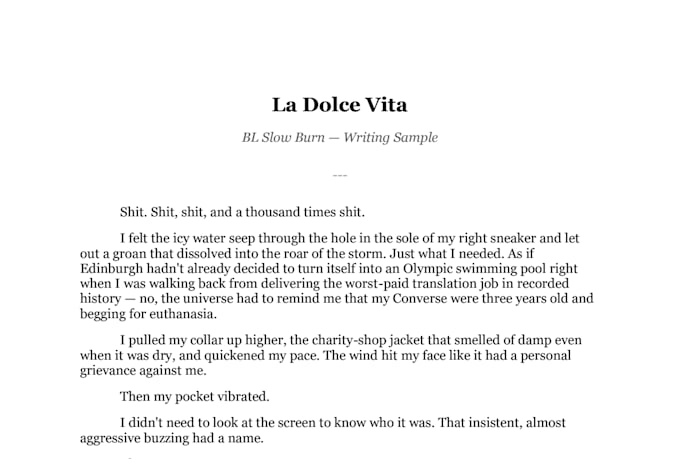 ghostwrite your bl or lgbtq romance novel chapters