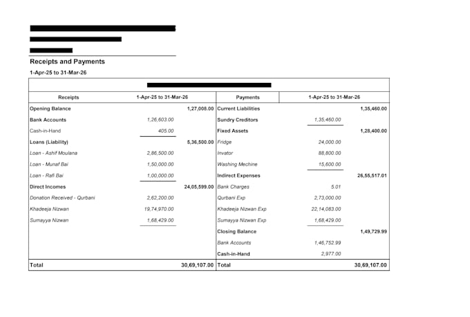 automate monthly bookkeeping from excel and PDF in tally prime