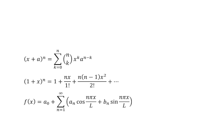professional equations document create services