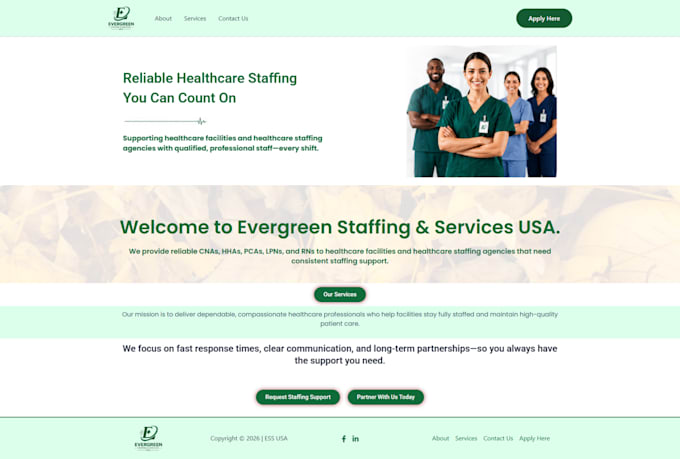 build a responsive wordpress website for service companies