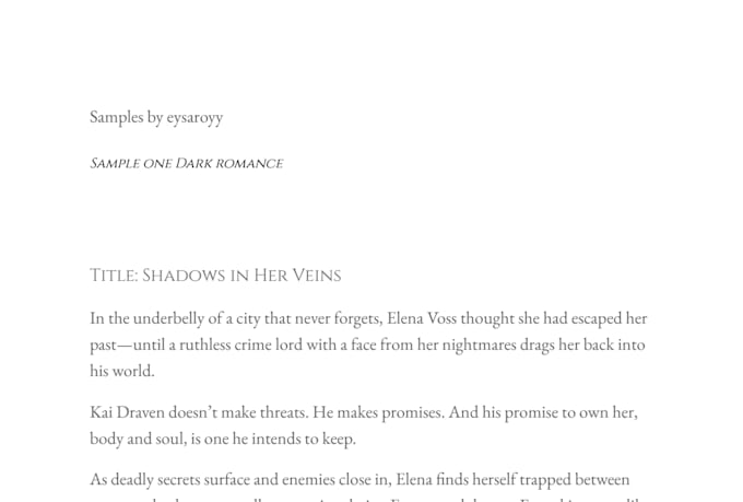 a book blurb and back cover copy for your novel
