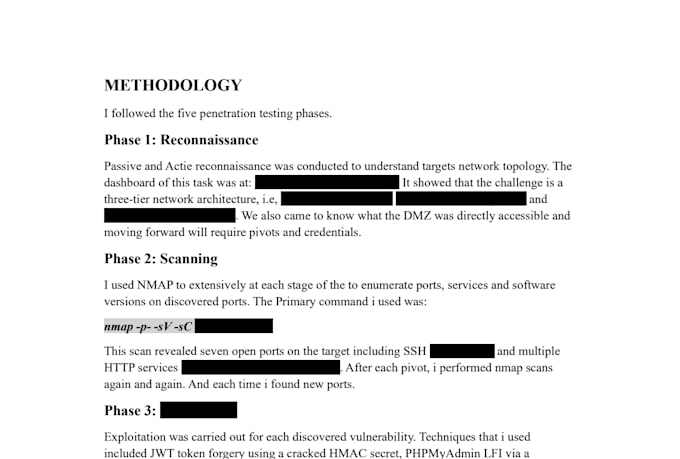 do cybersecurity technical writing and projects