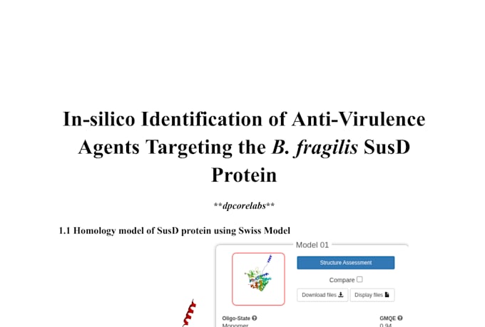 provide protein structure prediction and validation