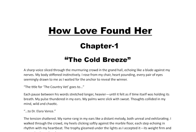 be your creative romance fiction ghostwriter