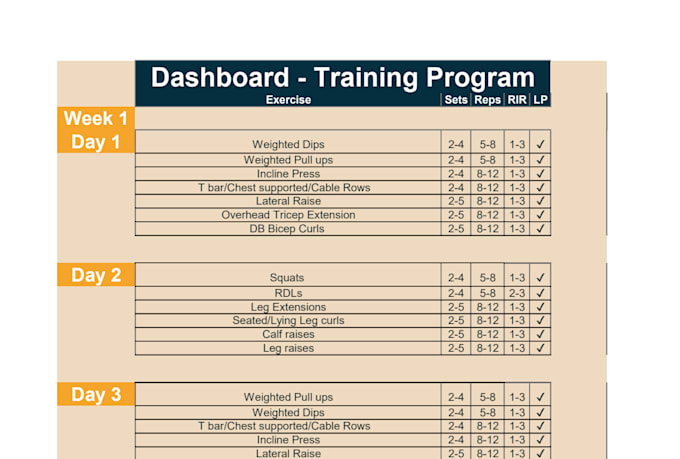 create customized workout plans for your needs
