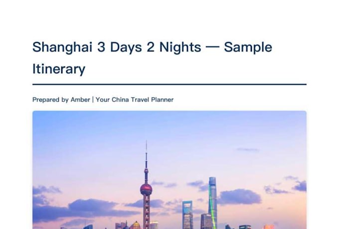 be your china travel planner and realtime local assistant
