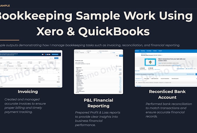 do professional xero and quickbooks bookkeeping and cleanup