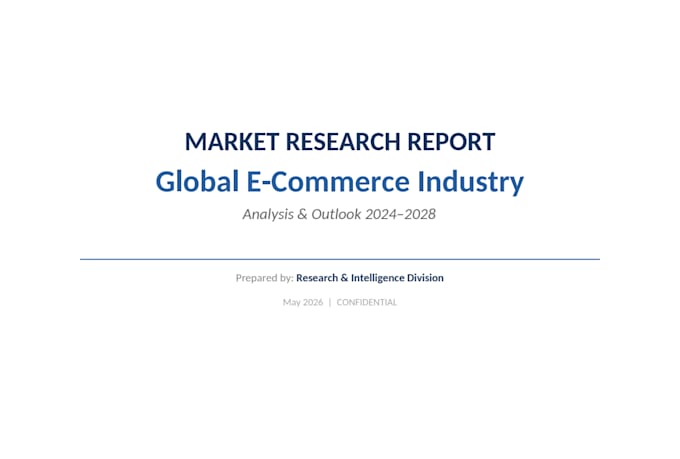 professional market research report