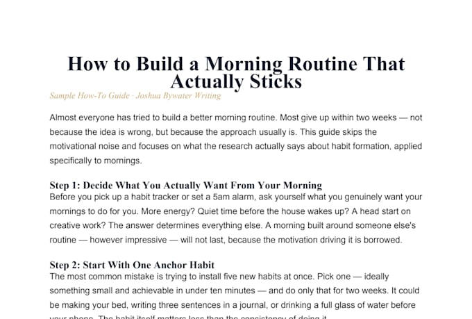 write engaging blog posts and articles