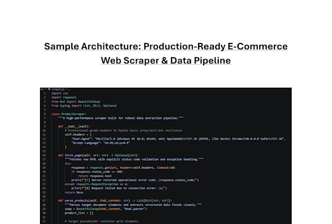 write python web scraping and automation scripts