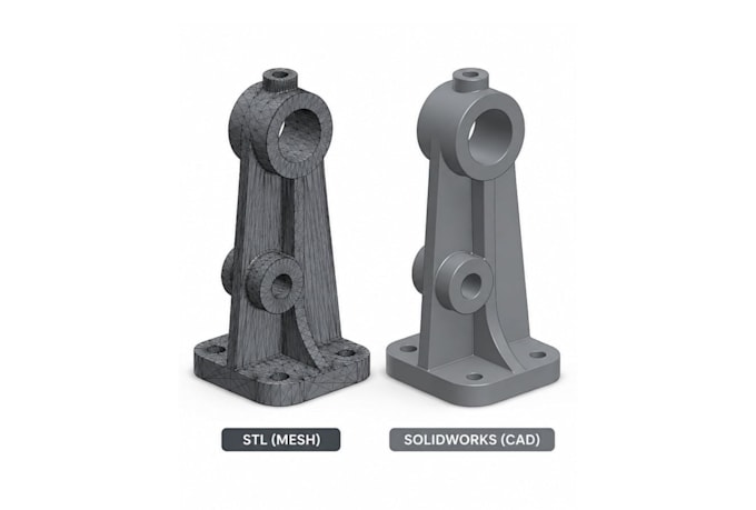 reverse engineer 3d scan into cad step iges files