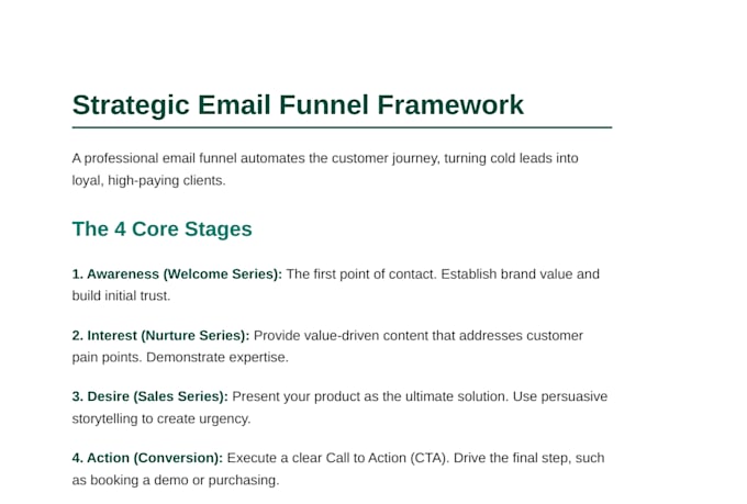 architect a high converting email funnel for your b2b saas or ecommerce