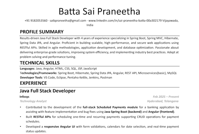 develop spring boot rest API, fix bugs
