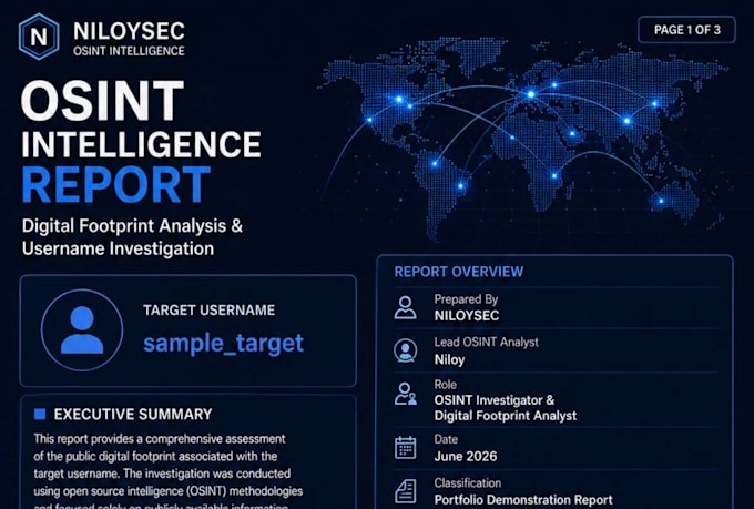 conduct osint investigation and digital footprint analysis