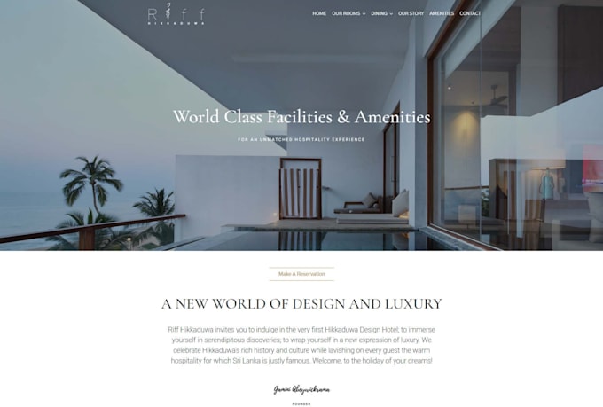build a luxury wordpress website for your villa, hotel, or vacation rental