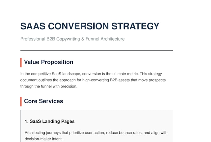 be your b2b saas conversion strategist and copywriter
