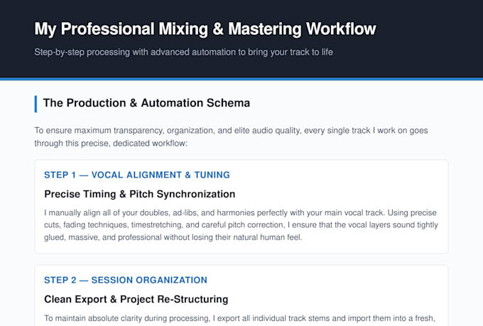 mix and master your track