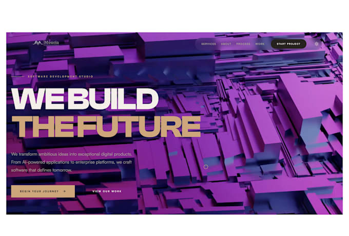 build a custom web application
