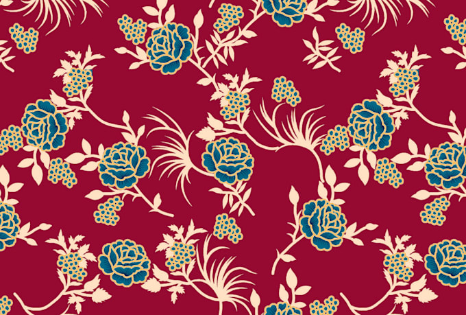create pattern design for textile fabrics print