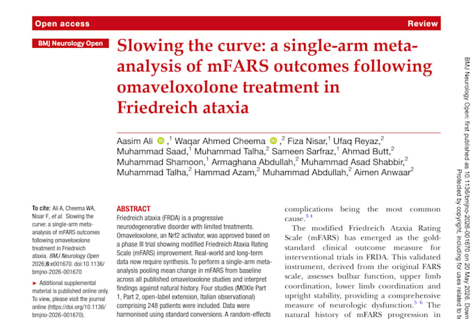 systematic review or meta analysis research project
