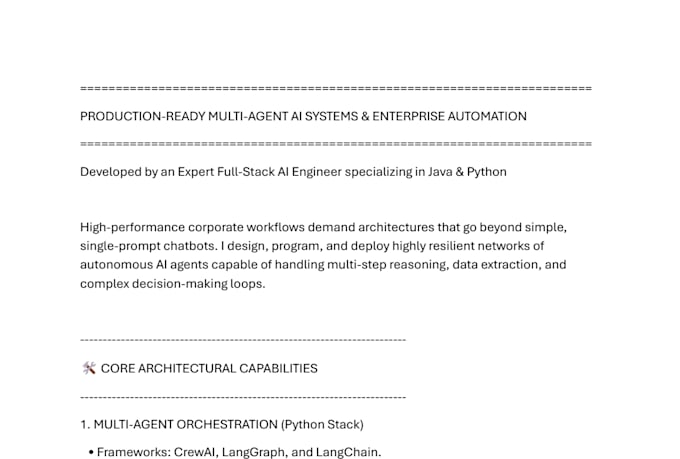 build ai agents and automation systems